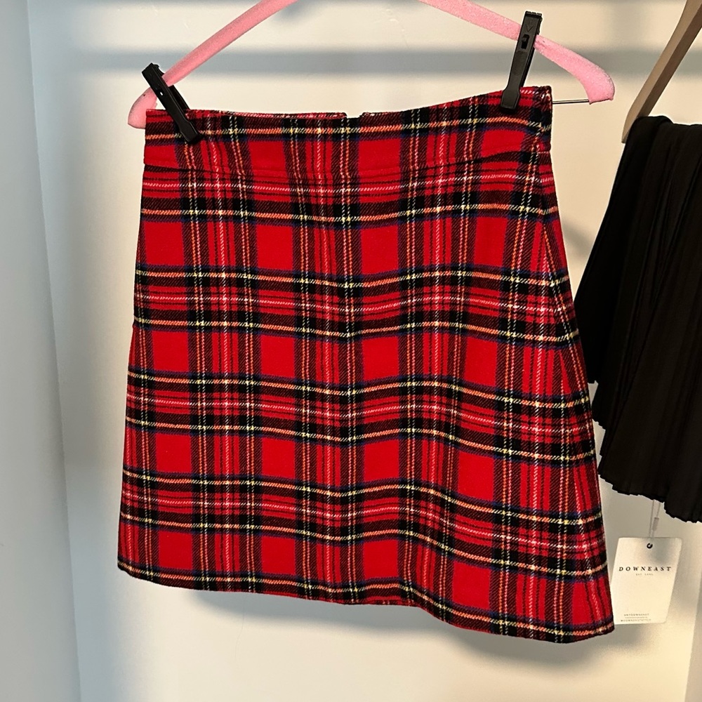 J Crew tartan skirt
